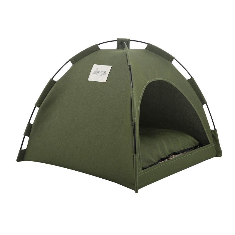 

Cama plegable y transpirable para mascotas, tienda de campaña fresca para verano y exteriores