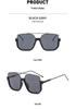 2026 Unisex Retro Korean Double Bridge Sunglasses - Large Frame UV Protection