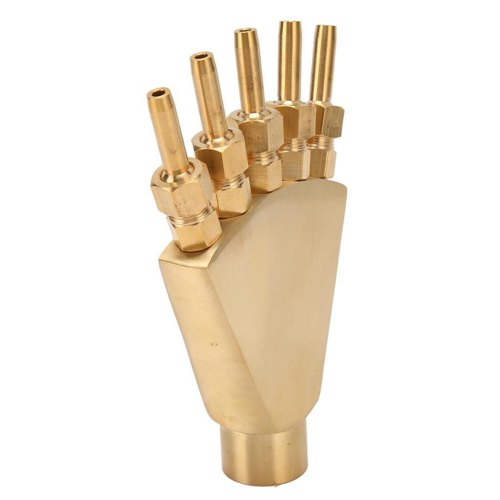 Adjustable Phoenix Tail Scattering Fountain Nozzle All Copper Phoenix Tail Fountain Nozzle