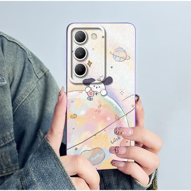 Für Vivo V30 Lite 4G / V40 SE 5G / V30 SE 5G Handyhülle Hülle Weiches Silikon Süß Bemalt Schön Bedruckt Schutz-Rückseite