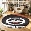 Round Rug Custom NameSwansea City FC Pattern Non Slip Carpet Home Floor Decor