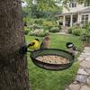 Wall Mounted Bird Feeding Tray Large Capacity Wild Bird Feeder Outdoor Bird Feeder  Wall Hanging