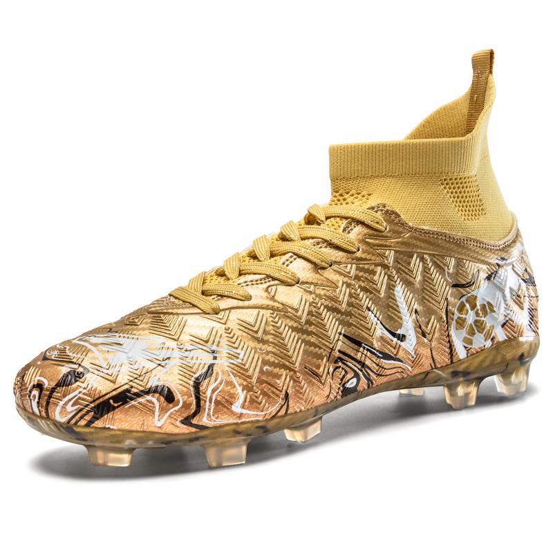 Nuove Scarpe da Calcio da Uomo Sneaker Ragazzo Comode Resistenti alla Società Top Qualità Scarpe da Calcio Tacchetti Lunghi Scarponcini da Calcio per Bambini
