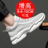 Spring Heightening Men's Shoes 10cm Men's Casual Sports Shoes Invisible Inner Heightening 8cm Heightening Board Shoes 6