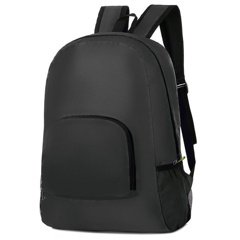 Outdoor Zipper Backpack Foldable Hiking Bag Splash Proof Lightweight Bag Cycling
