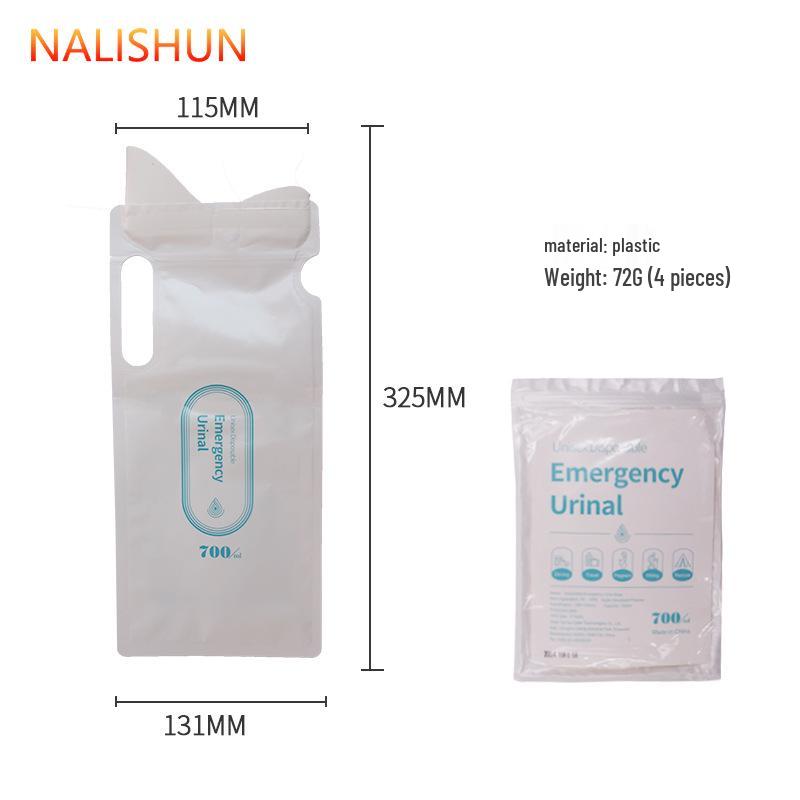 Portable Women's Urinal Bag for Car Travel - Disposable & Universal