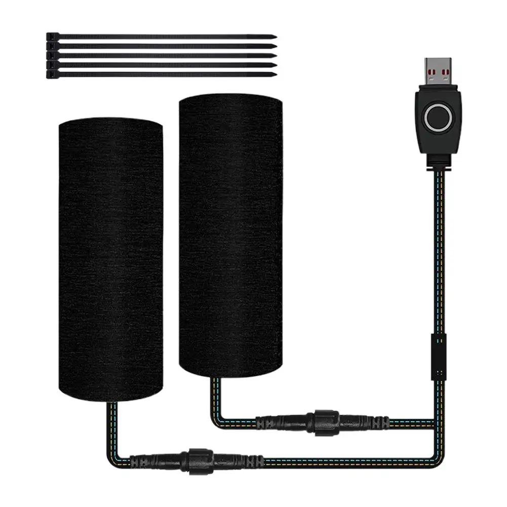 

Motorcycle Heated Handlebars 5V USB Adjustable Insulated Grips Handlebars For Electric Scooter Bike Winter Warm Accessory X1R8