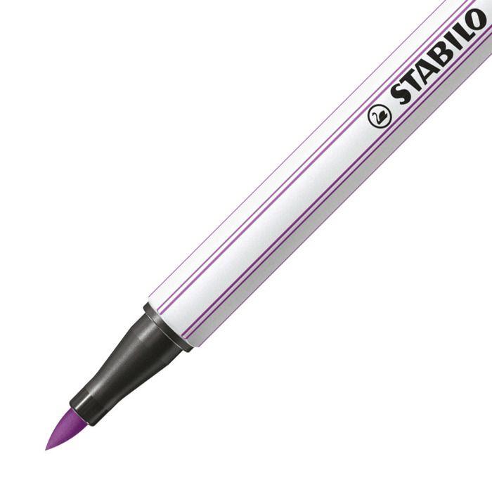 Feutre pinceau - stabilo - pen 68 brush arty - 30 nuances - pointe flexible - multicolore