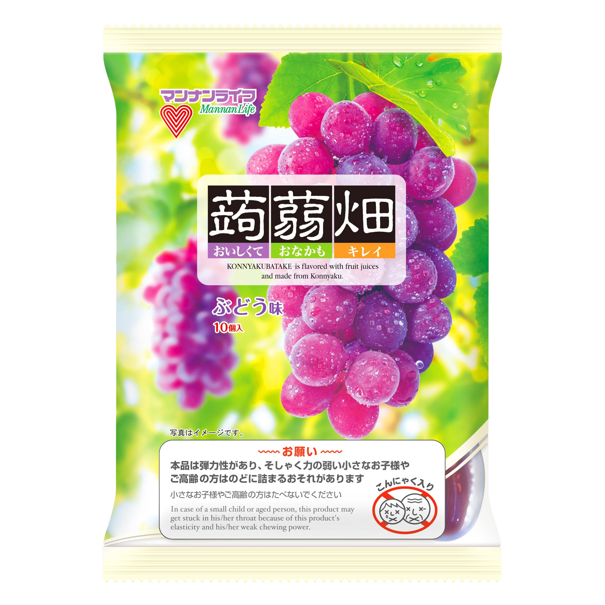

Mannan Life Konnyaku Batake со вкусом винограда 25 г x 10 шт. x 12 пакетиков