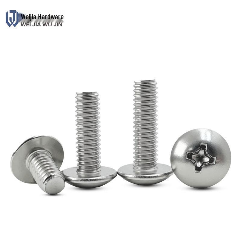 304 Stainless Steel Large Flat Head Phillips Screw Bolt M2.5 M3 M4 M6 M8
