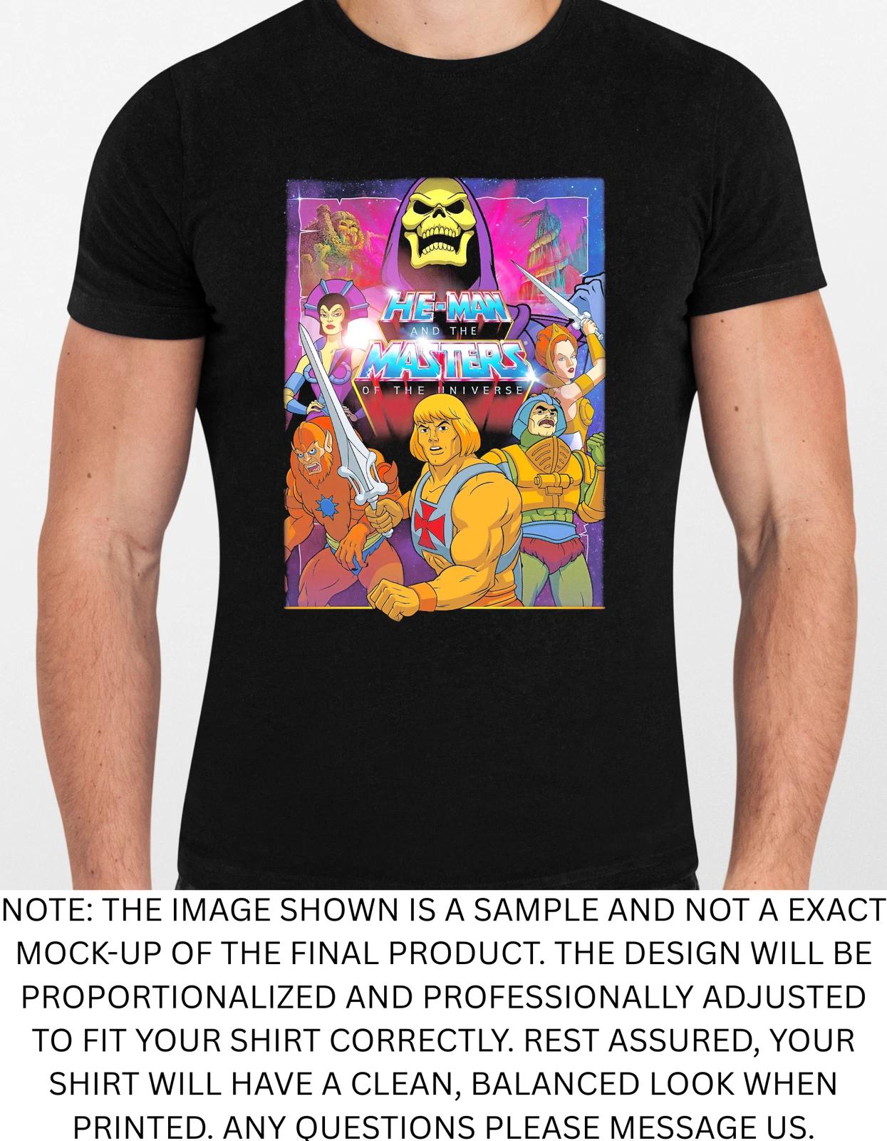 Men s and Women s T-shirts He Man Graphic S