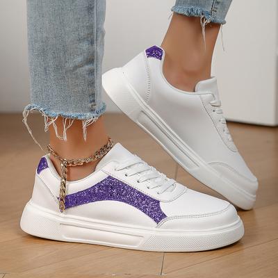 Women's Casual Sports Shoes, Casual Low-Top Lace-Up Walking Shoes, Suitable for Daily Life and Outdoor Sports