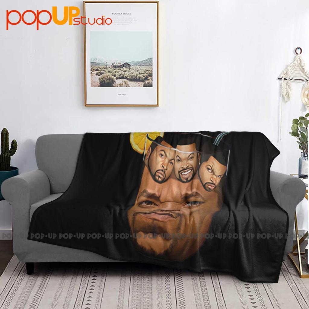 Ice Cubes In Ice T Drink Parody Ultra-Soft Blanket Quilt Winter Sofa Cover Bed Covers