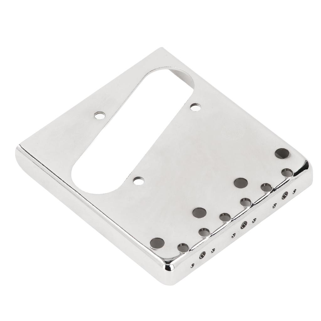 Electric Guitar Bridge Plate Stainless Steel Top Loading Guitar Bridge Plate for TL Cigar Box