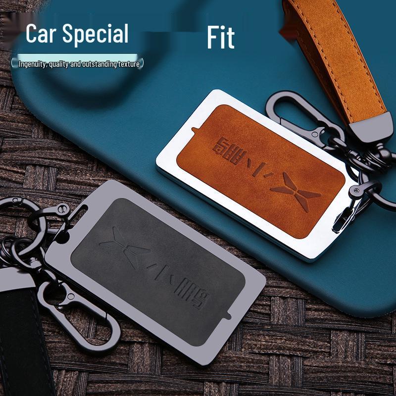 2022 XPeng P7 Card Key Case for P5/G3/G3i/G9 - Full Cover Metal Design