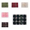 12pcs Plastic Christmas Balls Pendants Shatterproof Xmas Tree Hanging Balls  Holiday Party