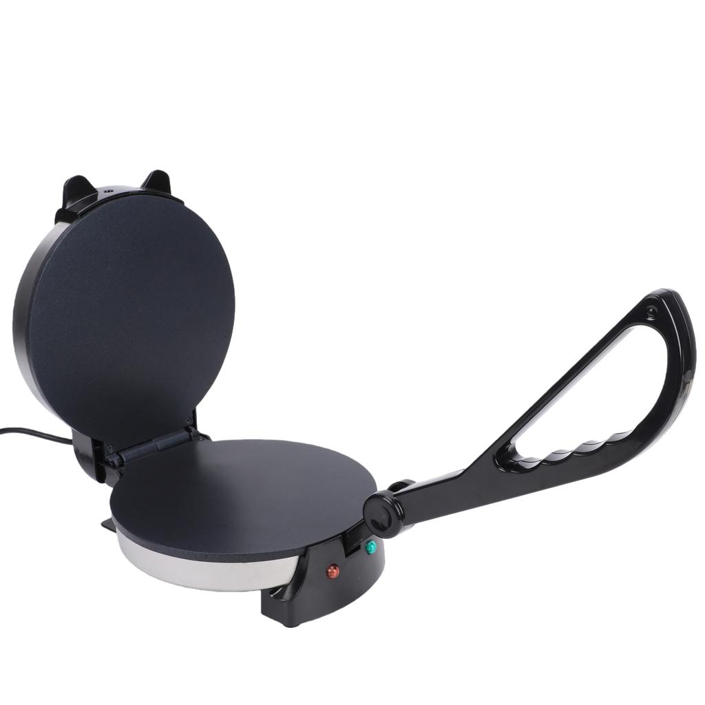 Electric Tortilla Maker 20.5cm Large Heating Area Automatic Temperature Control Non Stick Chapati Maker Machine US Plug