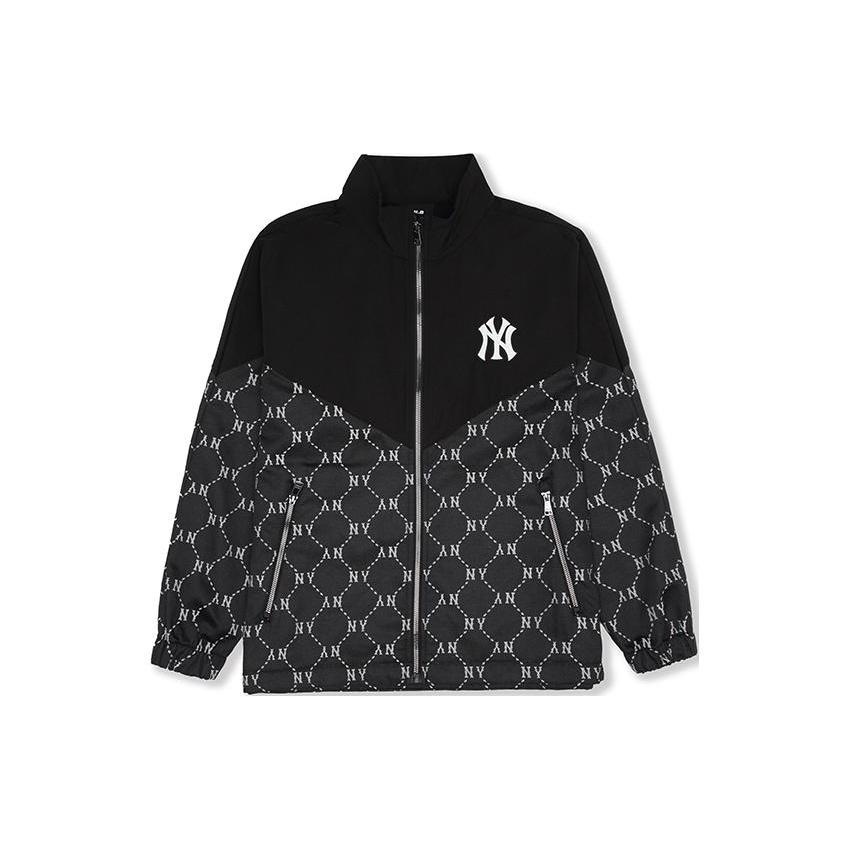 New MLB Jackets Unisex Black 3AWJM0341-50BKS