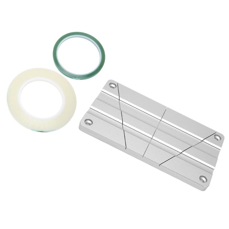 Studio Grade Aluminum Alloy Tape Splicing Set Reel to Reel Tape Splicing Block 1/2 1/4 10Inch Durable Professional