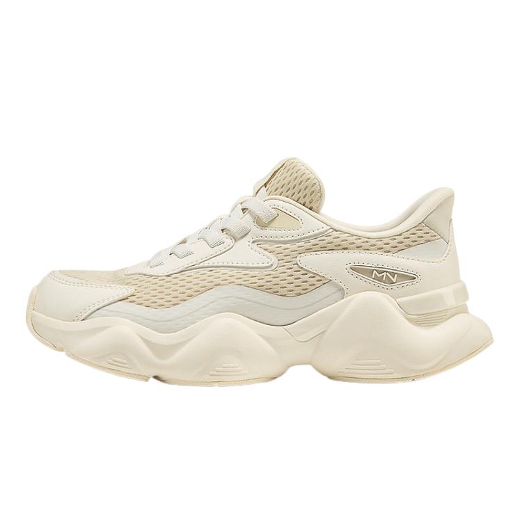 Skechers Street Mesh Synthetic Leather Round Toe Thick Sole Breathable Support Dad Shoes Women sneaker 191943-OFWT 36