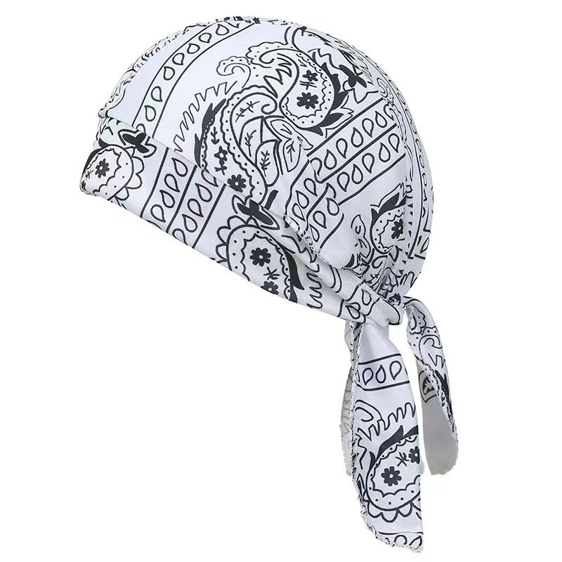 

Paisley Printed Headscarf Man Women Scarf Summer Spring Cycling Pirate Hat Outdoor Fashion Motorcycle Hip-Hop Hiking Headband белый