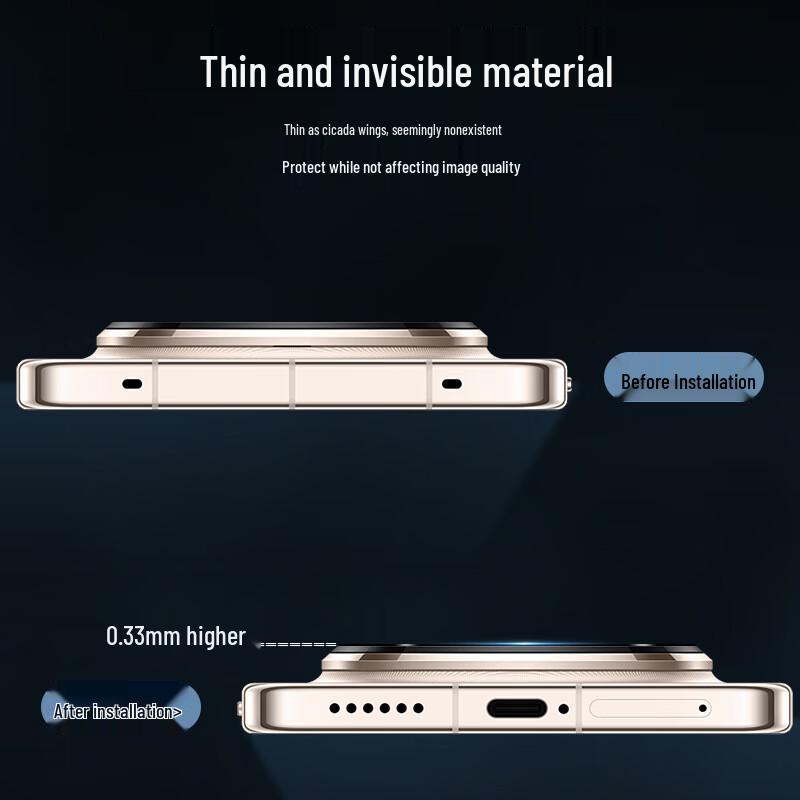 BLUEO Kameralinsenschutz für Huawei Mate 80 Pro Max