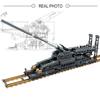 3846Pcs Building Blocks German 80Cm K[E] Railway Gun Dora Military Weapon Tanks Technical Series Children Toys Boys Bricks Gifts