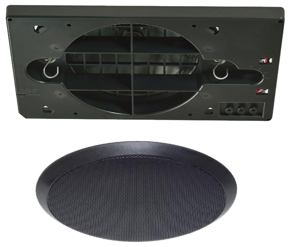 

Ausumi Electric MASSIVE Recessed 120mm Full Range Ceiling Speaker Black High Impedance Attenuator CL-H120RNAT(B) + чорний