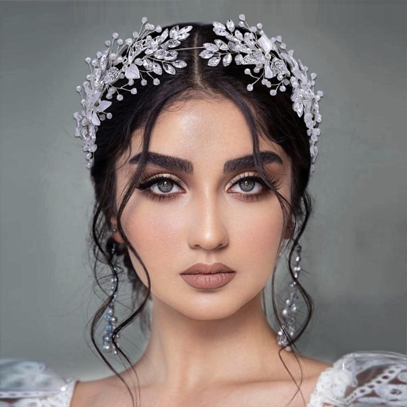 Luxurious Bridal Wedding Headwear Girls Headbands Fashionable Bridal Hairband for Wedding Elegances