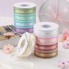 Happy Birthday Gold Edged Ribbon 25 Yards Length Lurex Ribbon Bow Making Satin Ribbon Gift Packing