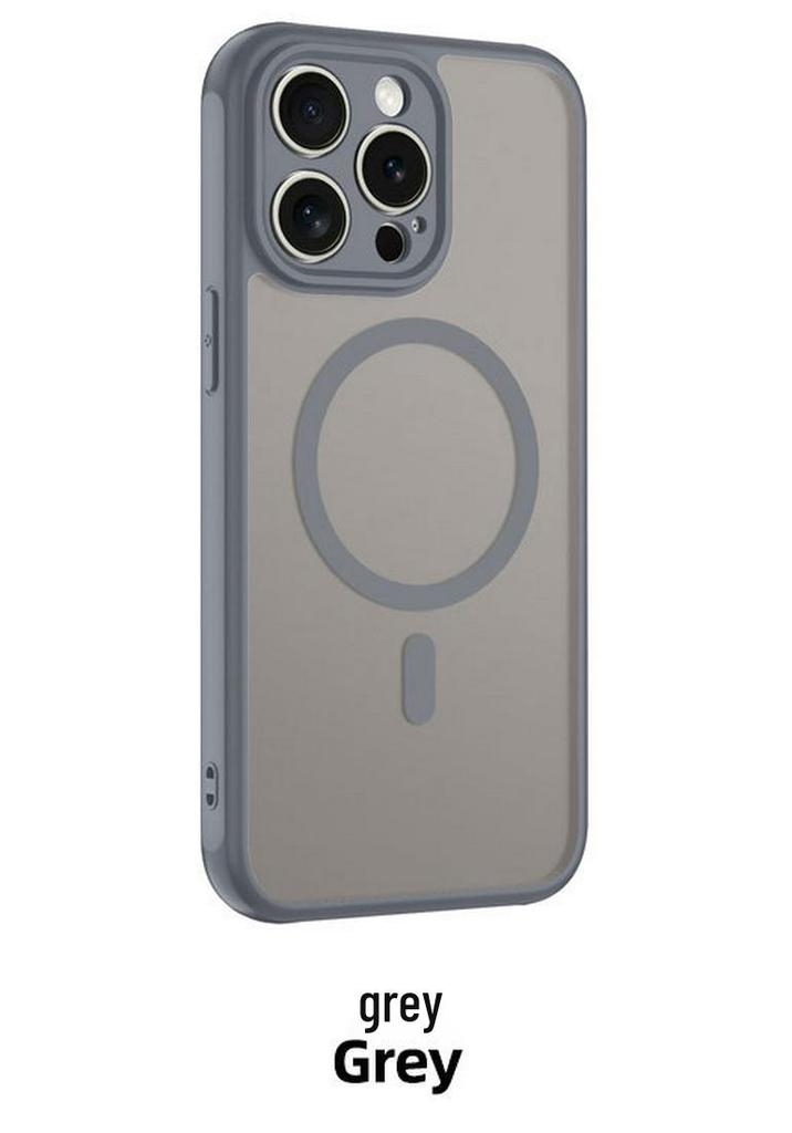 Apple 13 Pro Max Magnetic Magsafe Semi-transparent Frosted Skin-feel Phone Case