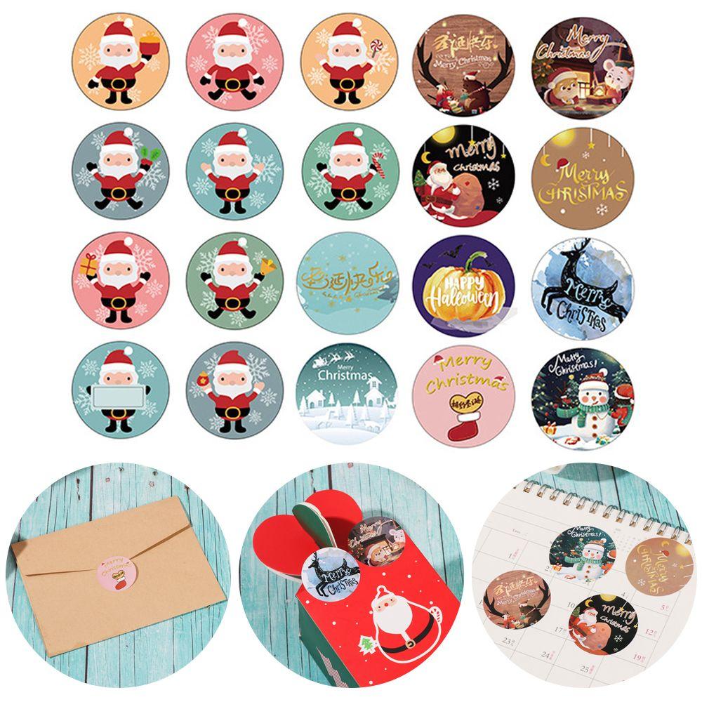 

DIY Конверт Упаковка Выпечка Знак Клейкая этикетка Рождественские наклейки Наклейка с печатью Sticky Note