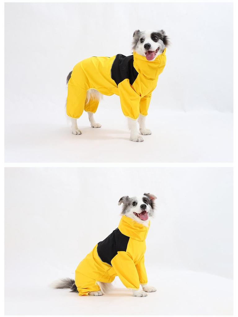 Waterproof Windproof Mountaineering Suit for Medium & Large Dogs - Border Collie, Labrador, Shiba Inu