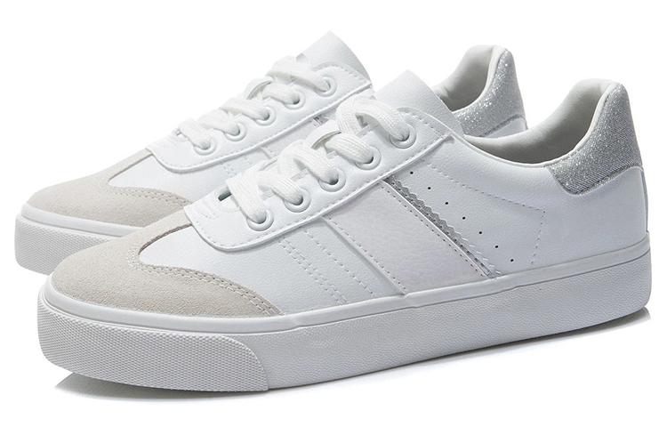 Li Ning Vulc Lite Low top Skateboard Shoes Men's White AGCR339-1