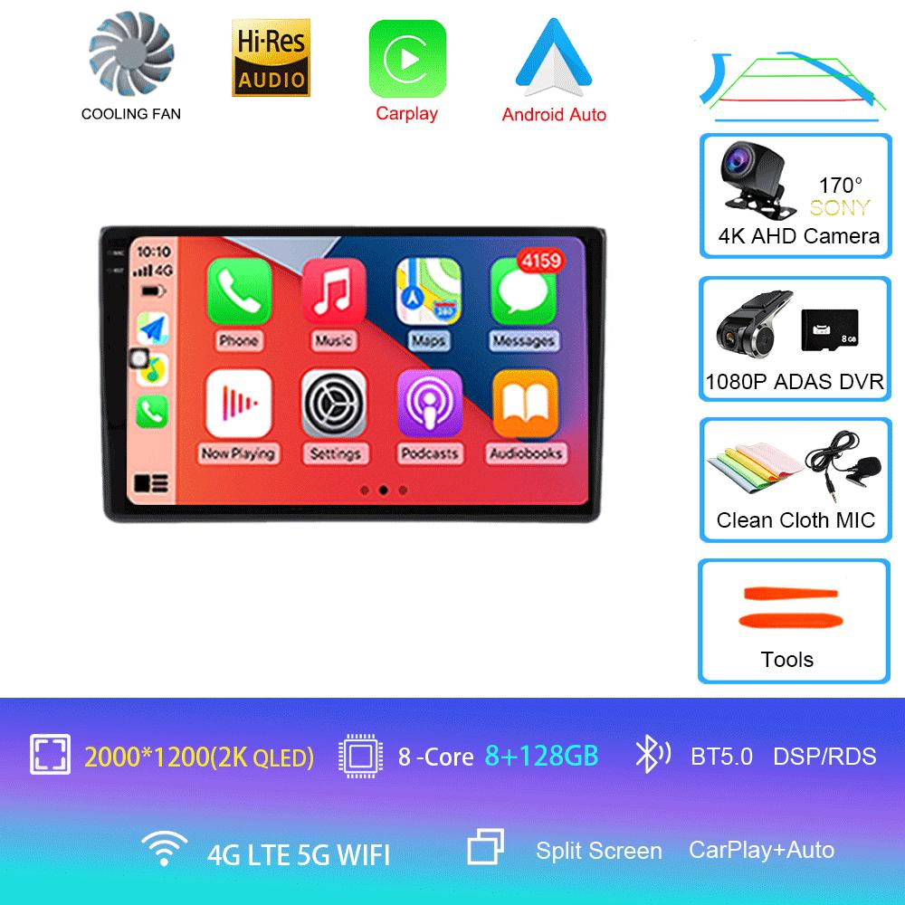 Android 14 Car Radio Wireless Carplay Android Auto For Wuling Hongguang 2025 Multimedia GPS Player Head Unit No 2 Din 2din Dvd