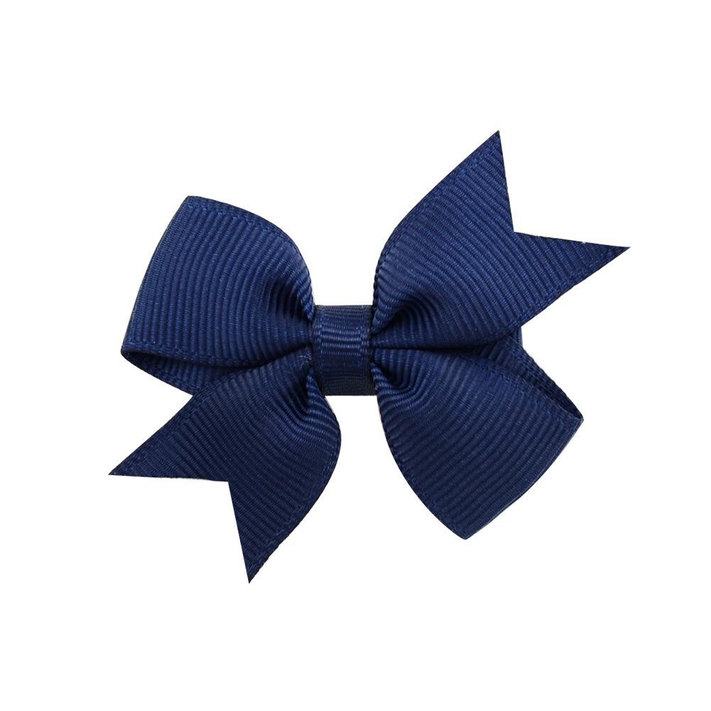 20/40pcs Solid Grosgrain Ribbon Bows Clips Hairpin Girl's Hair Bows Boutique Hair Clip Headware Kids Hair Accessories