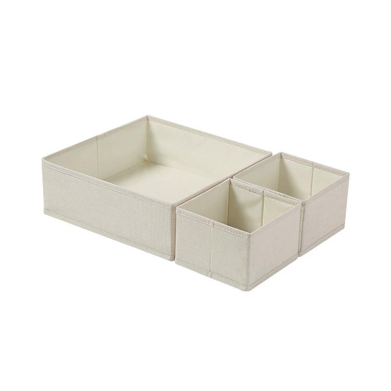 1/3pcs Fabric Cabinet Underwear Organizer Drawer Closet Storage for Clothes Bra Socks Underpants - Neatly Arranges Your Drawers