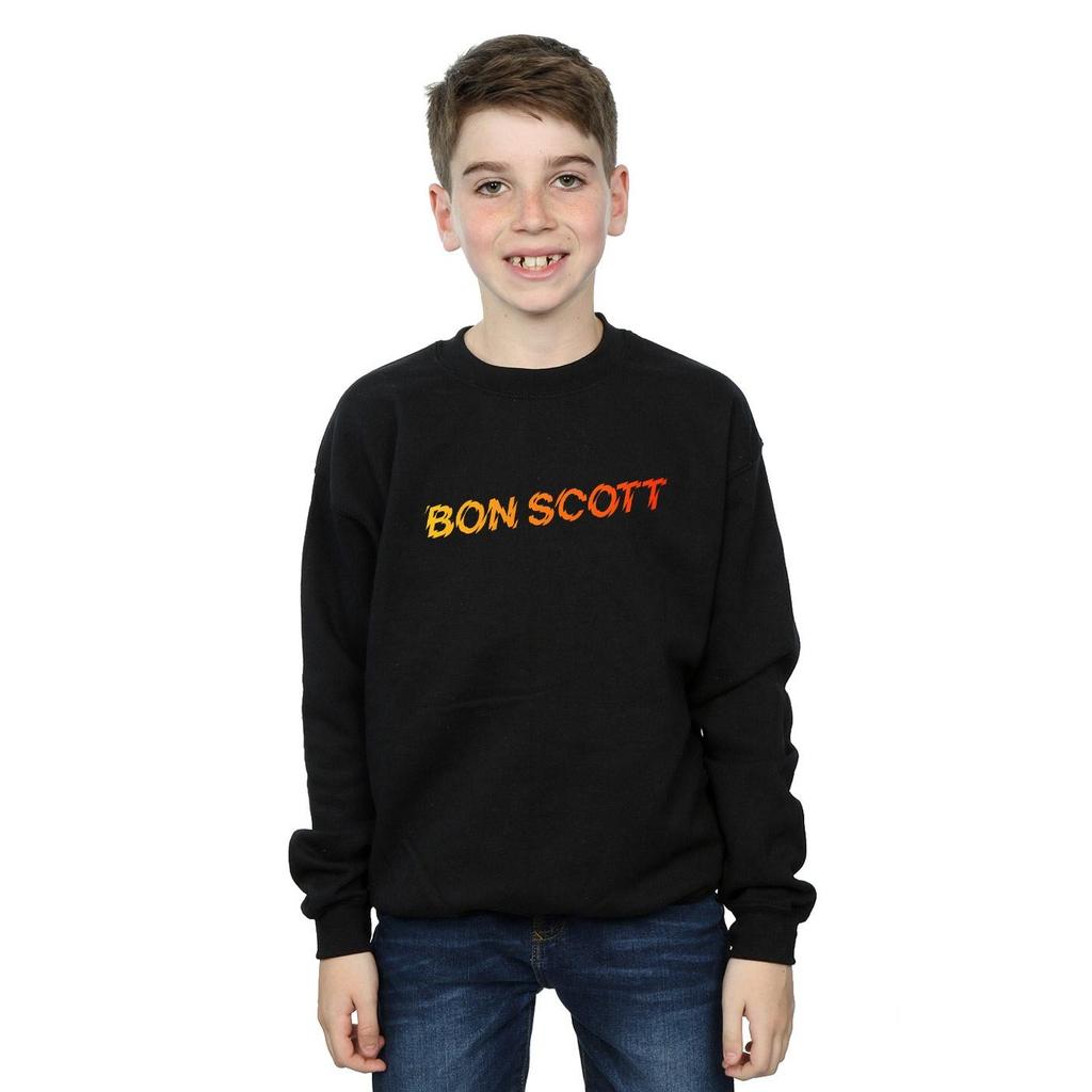 Bon Scott Boys Shattered Logo Sweatshirt