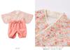 Seraph Baby Hakama Coverall for Boys and Girls, Casual Dress-Up, Kimono, Formal Wear, Perfect for First Meal and 100th Day Celebrations, Size 80, Pink