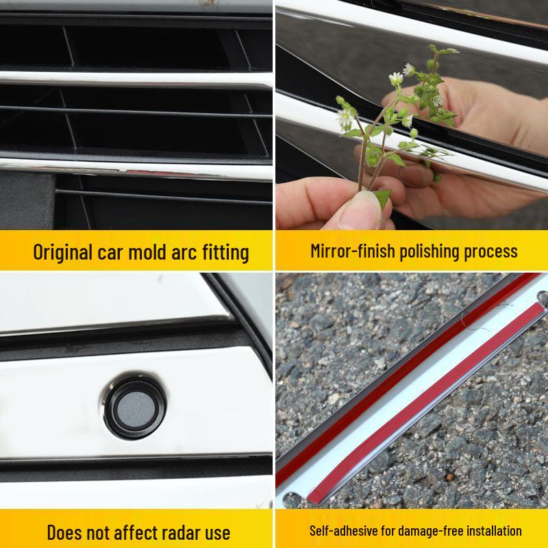 Toyota Sienna 23-24 Front Grille Trim Strips - Decorative Exterior Modification Parts