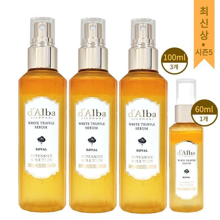 

Season 5 [d Alba] Mist Serum White Truffle 100ml x 3 + 60ml x 1 (11256348)