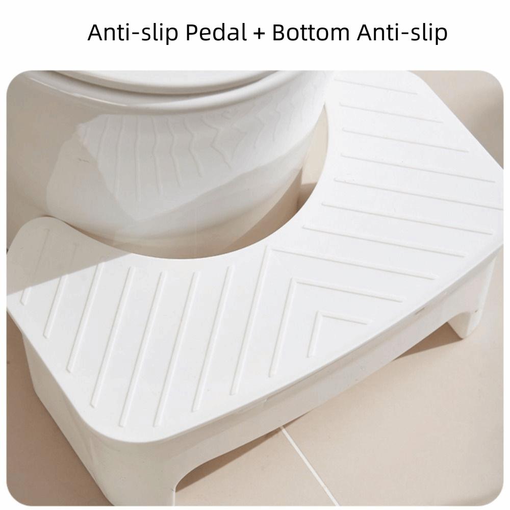 U-shaped Thickened Storage Box Waterproof Toilet Foot Stool Premium Squatty Potty  Adult