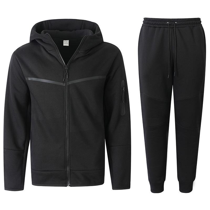 New Hooded Sweatshirt Daily Sports Casual Sports Casual Jacket Trousers Suit Men's Clothing