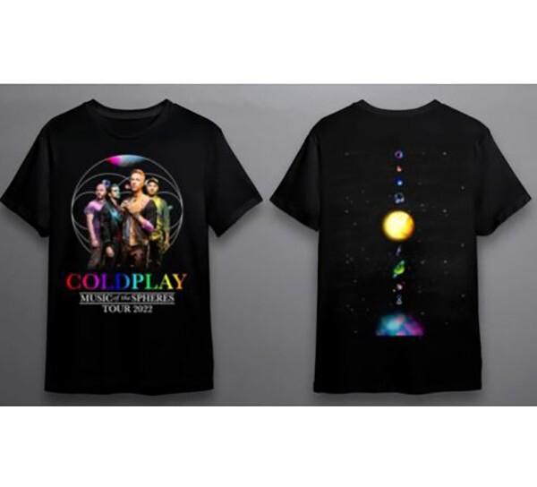 2022 Coldplay Music Of The Spheres Tour Shirt Coldplay World Tour Shirt Unisex T-Shirt M