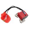 Performance Red IGNITION COIL for 43cc 47cc 49cc Mini Quad Pocket Dirt Bike ATV 2-Stroke Engine part with spark plug