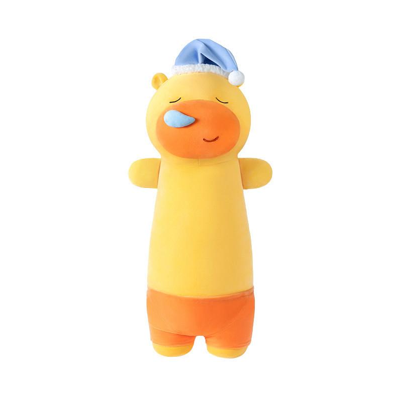 Lulu Cute Capybara Sleeping Long Plush Doll Pillow For Children Toy Companion
