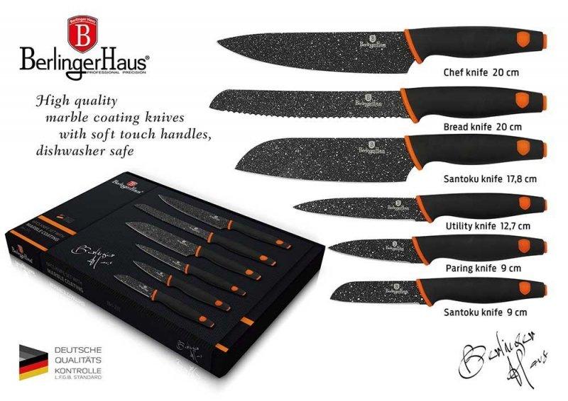 Set of 6 Berlinger Haus Kitchen Knives Bh-2111