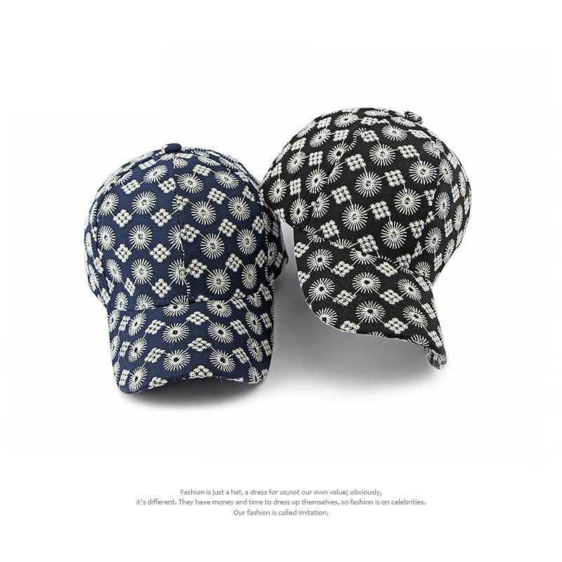 Embroidered Vintage Baseball Cap Women's Outdoor Sunshade Hat