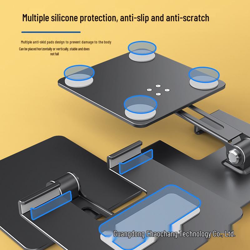 Multifunctional Cooling Stand for Tablets and Phones - All Metal Carbon Steel