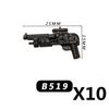 Military Building Blocks MOC Star Movie Characters Solider Figures War Mini Bricks Weapons Accessories Guns Cloak Axe Armor